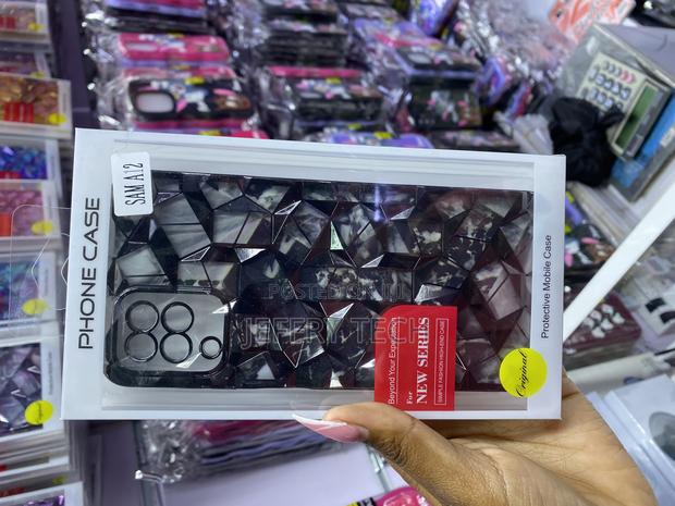 Fleek Samsung Galaxy A12 Diamond Print Bling Case - main view