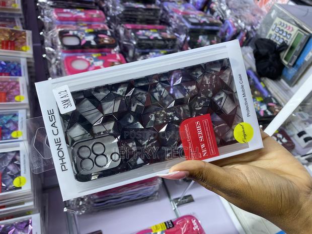 Fleek Samsung Galaxy A12 Diamond Print Bling Case - thumbnail 2