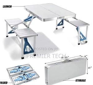 Adjustable Aluminum Alloy Portable Picnic Chair Table - thumbnail 2