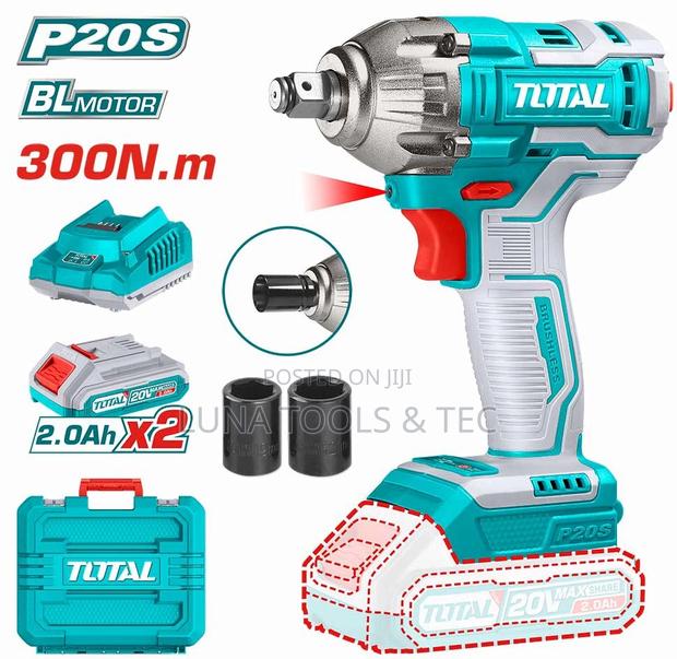 Total Tiwli2038 Lithium-Ion Impact Wrench 300nm 20v