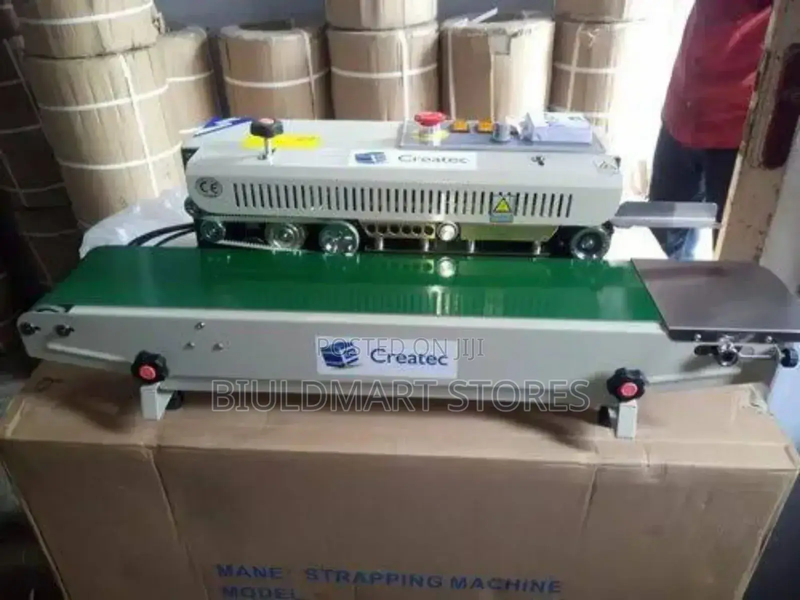 Industrial Plastic Band Sealer Machine With Belt Operation