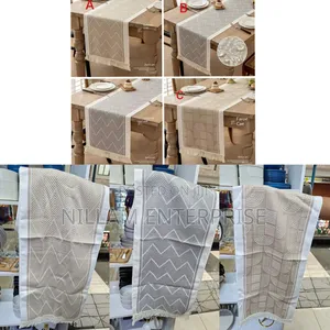 *Braided Cotton Linen Table Runner