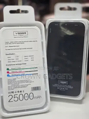 Portable Veger V11w 25000mah Charger for Travel Use