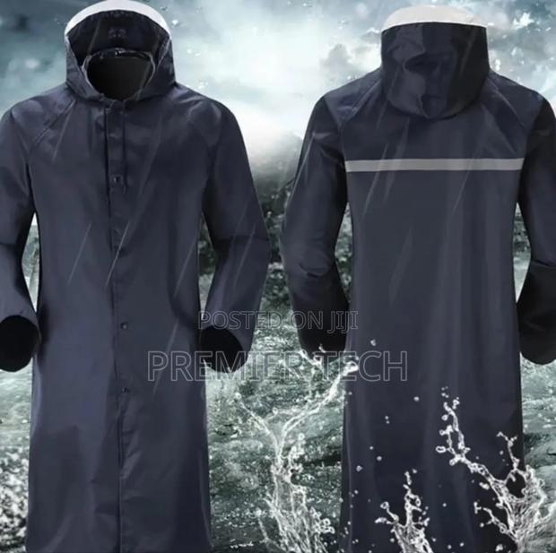 Adult Raincoat With a Cap - main view