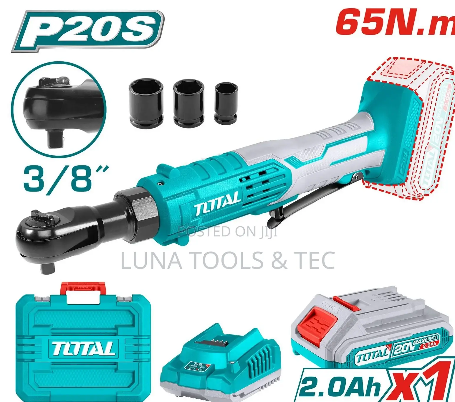 Total Tdrli Cordless Drive Ratchet 65nm