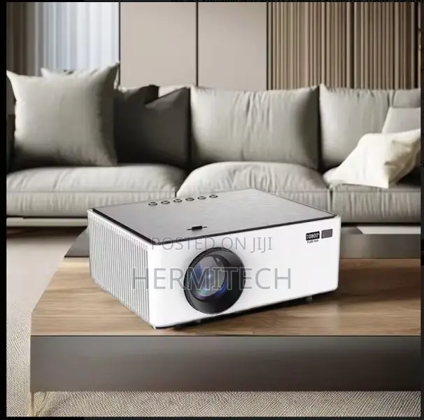 Portable Led Projector, 1080p, 500 Ansi Lumens