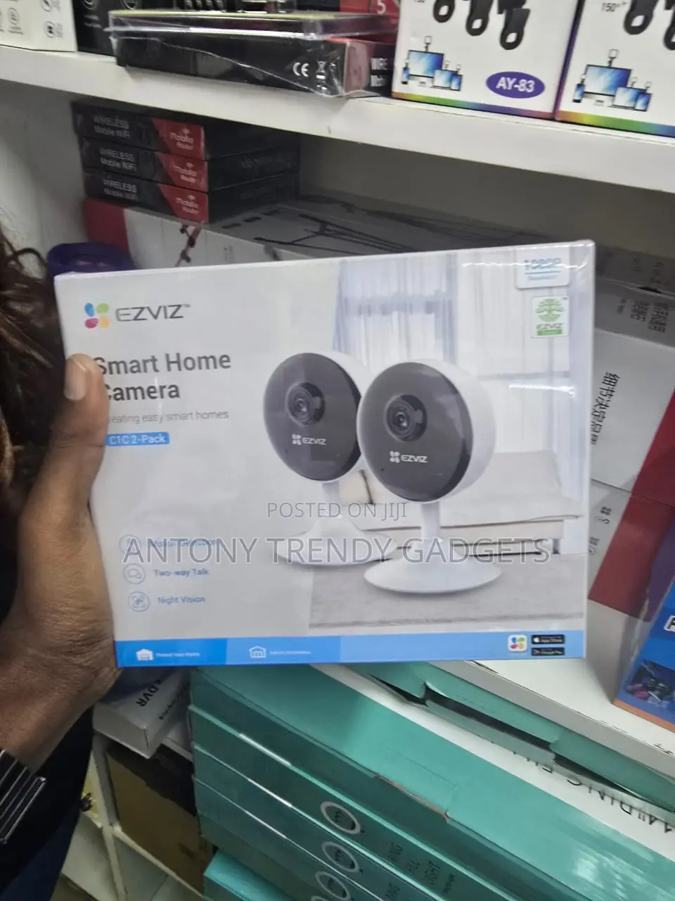 Full Hd Ezviz Indoor Cams 2-pack With Night Vision