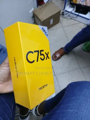 New Realme C75x 128 GB Black