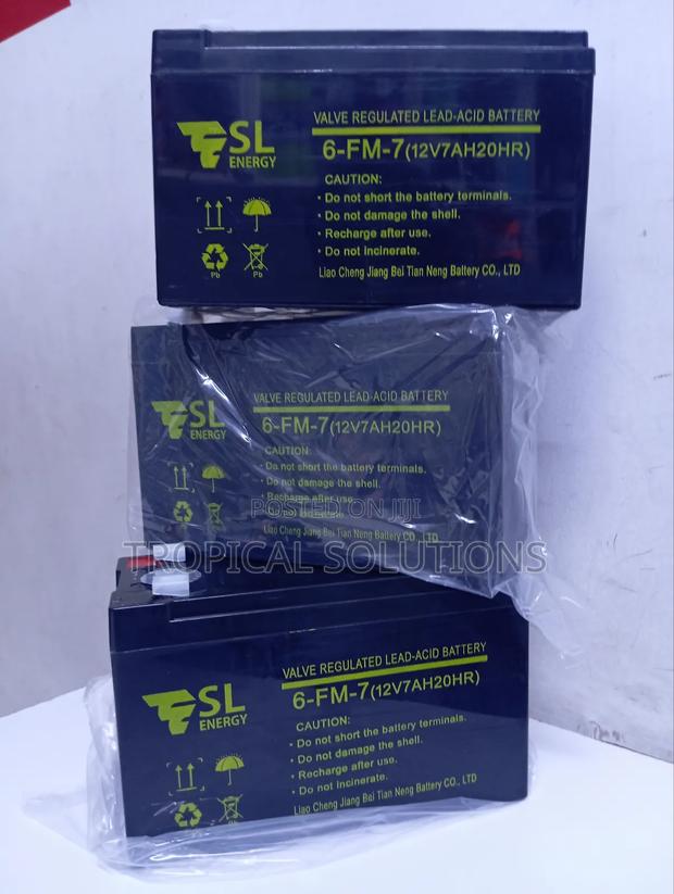 Ups Battery 12/7ah Esl Ups Battery - thumbnail 2