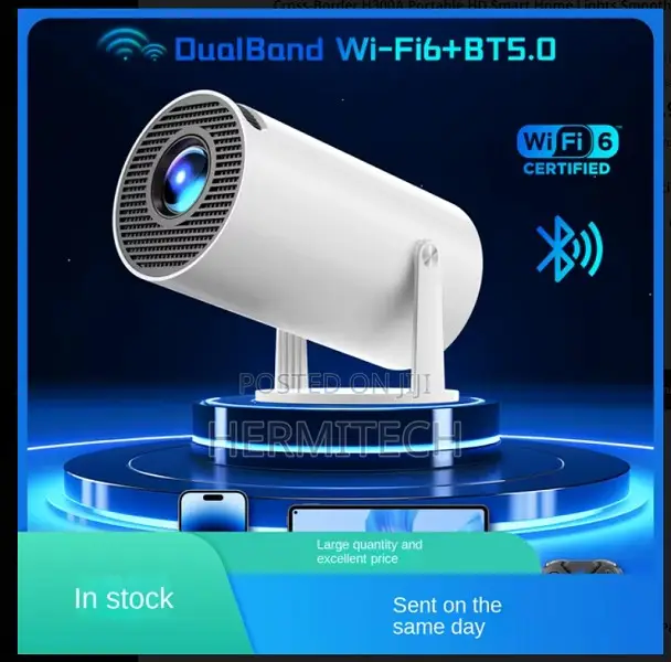 Portable Smart Home Theatre 720p Pico Android Projector