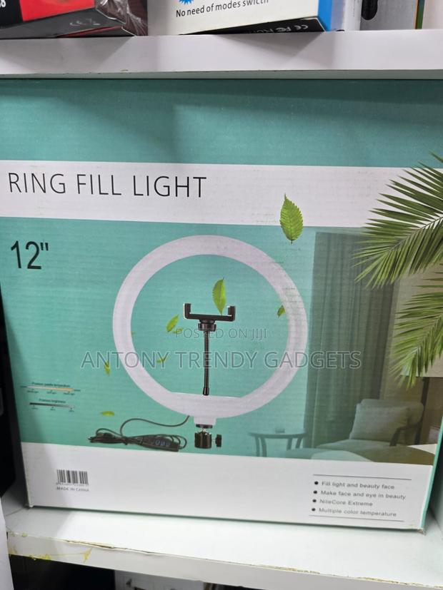 12" Selfie Ring Light With Stand For Content Creators