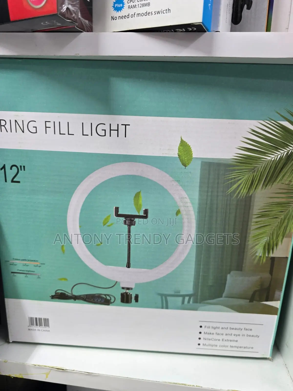 12-inch Ring Light With Tripod For Video & Photography