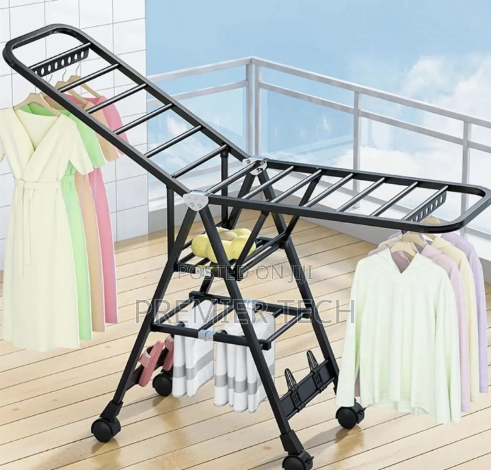 .*Movable Foldable/Portable Laundry Drying Rack*