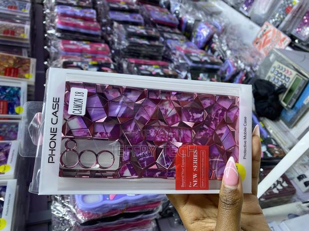 Karas Tecno Camon 18 Diamond Print Glitter Sparkle Case - main view