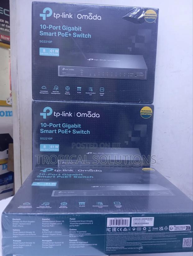 Tp-Link Sg2210p Gigabit 8 Poe+ Switch - thumbnail 6