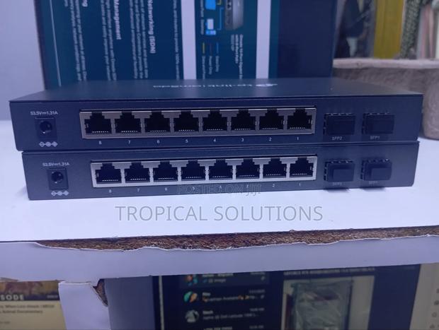 Tp-Link Omada Sg2210p Switch Gigabit Available - thumbnail 2