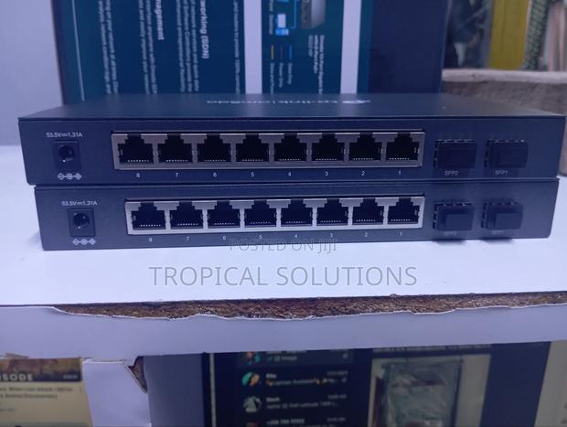 Tp-Link Omada Sg2210p Switch Gigabit Available - thumbnail 3