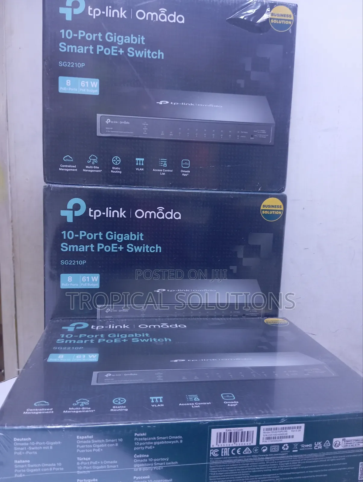 Tp-Link Omada Sg2210p Switch Gigabit Available