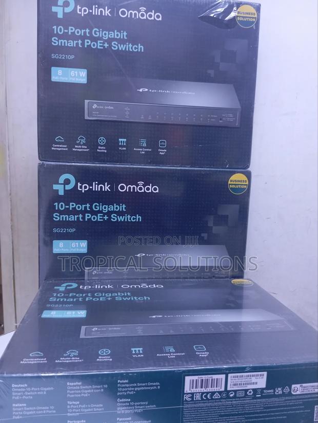 Tp-Link Omada Sg2210p Switch Gigabit Available - thumbnail 8