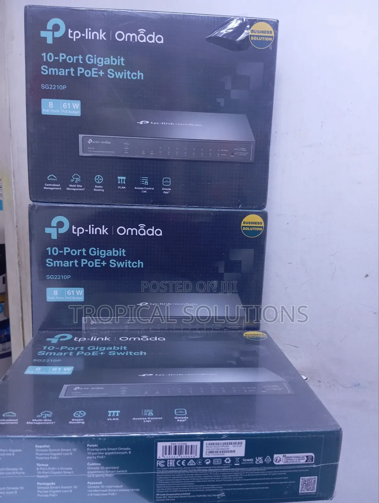 Tp-Link Omada Sg2210p Switch Gigabit Available