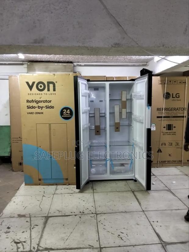 Von 429l Side-by-Side Fridge – Frost Free, Elegant - thumbnail 2