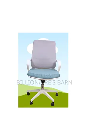 High Back Executive Swivel Office Seat-White