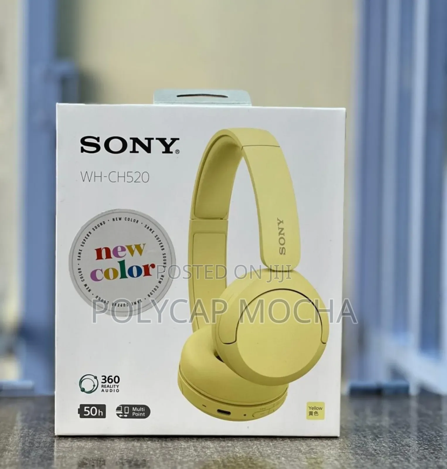 Sony Wh-Ch520 Wireless on-Ear Headphones With Microphone