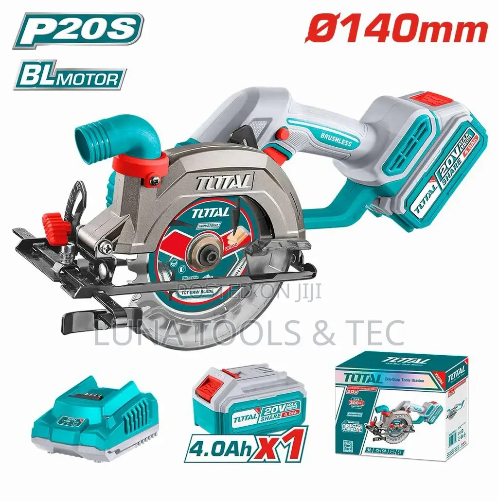 Total Tsli14021 Lithium-Ion Circular Saw 20v