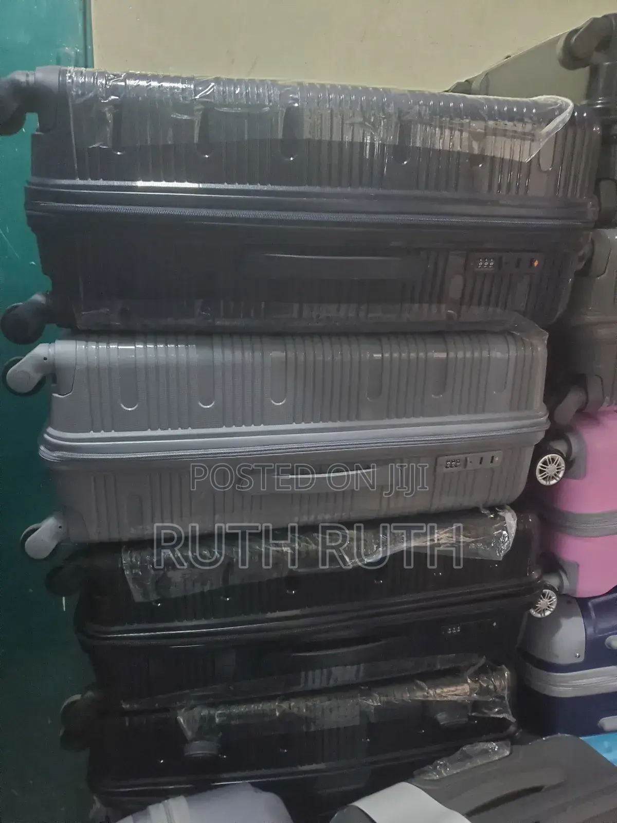 3 in 1 Rubber Suitcase