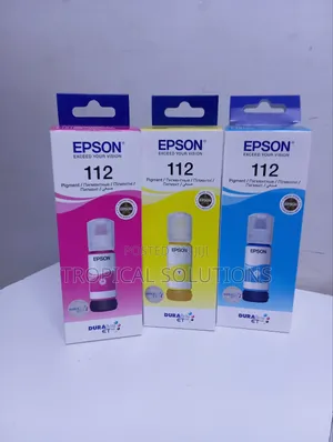 Ink Colours Epson 112 Magenta, Cyan and Yellow Epson 112