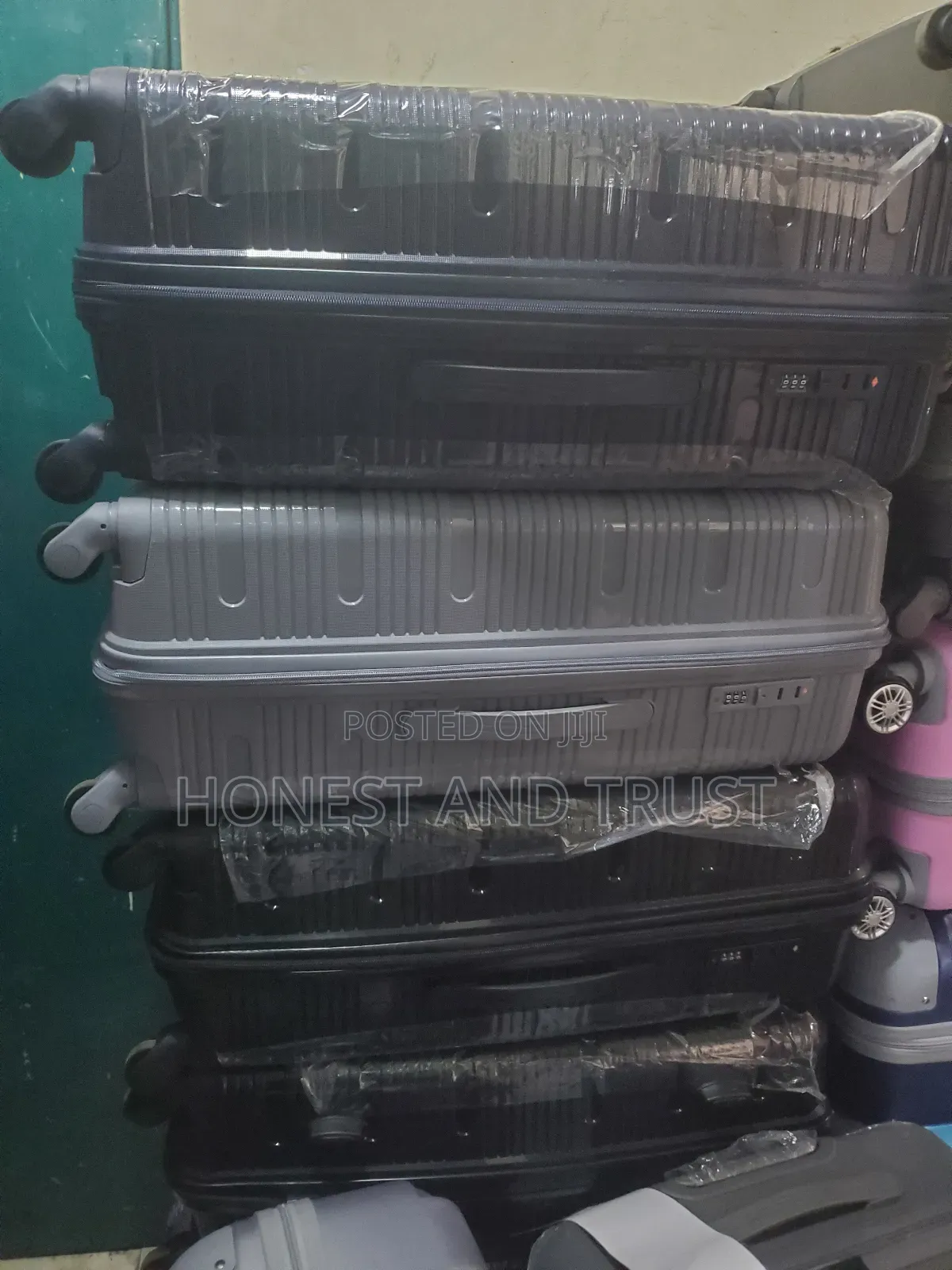 3 in 1 Rubber Suitcase
