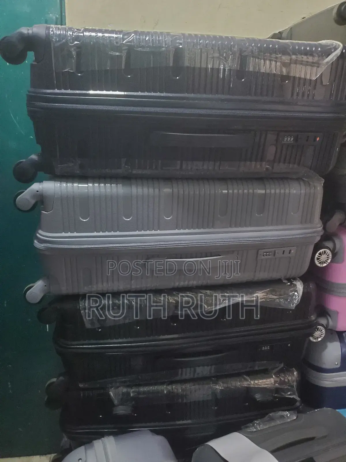 3 in 1 Rubber Suitcase