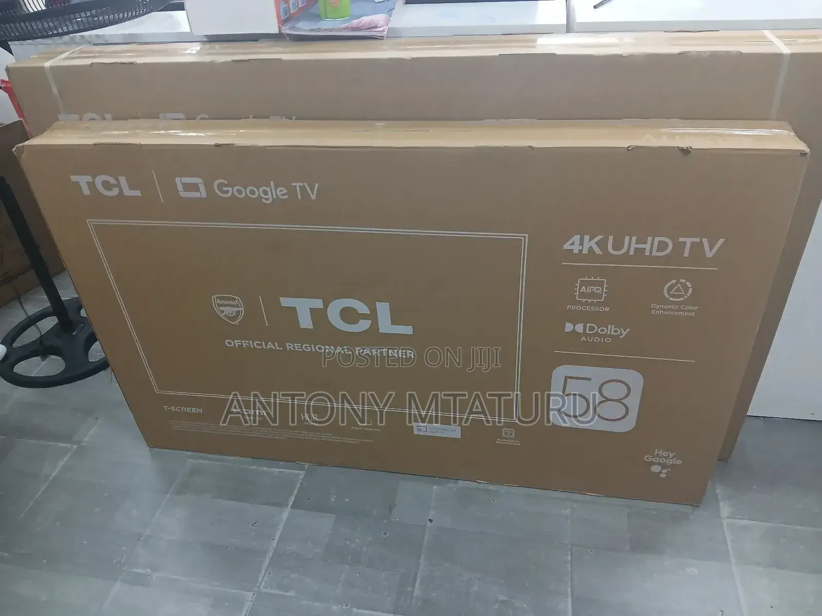 TCL 58′′ V6b HDR Google Tv – 58v6b (New 2024 Model)