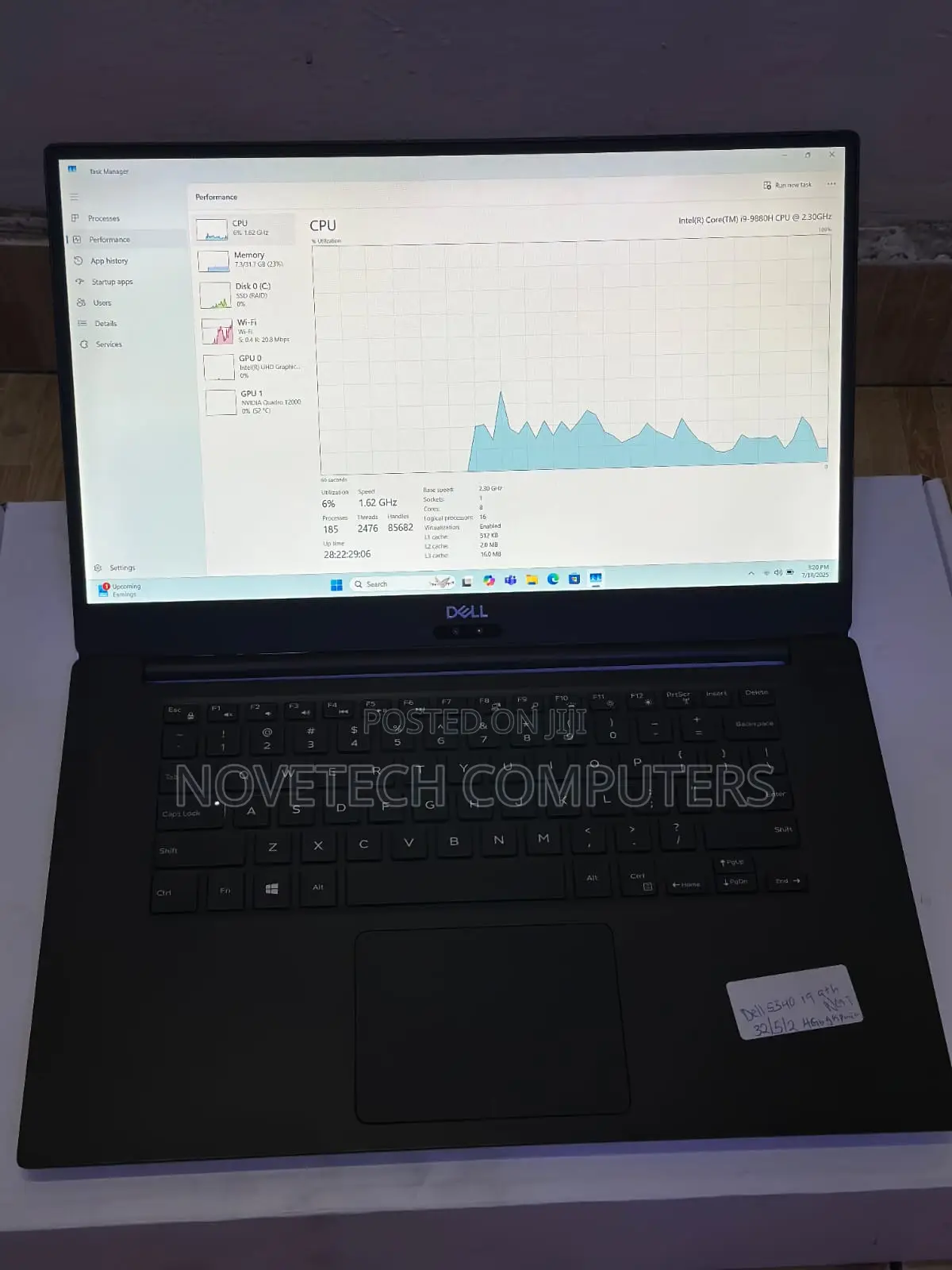 Laptop Dell Precision 5540 32GB Intel Core I9 SSD 1T