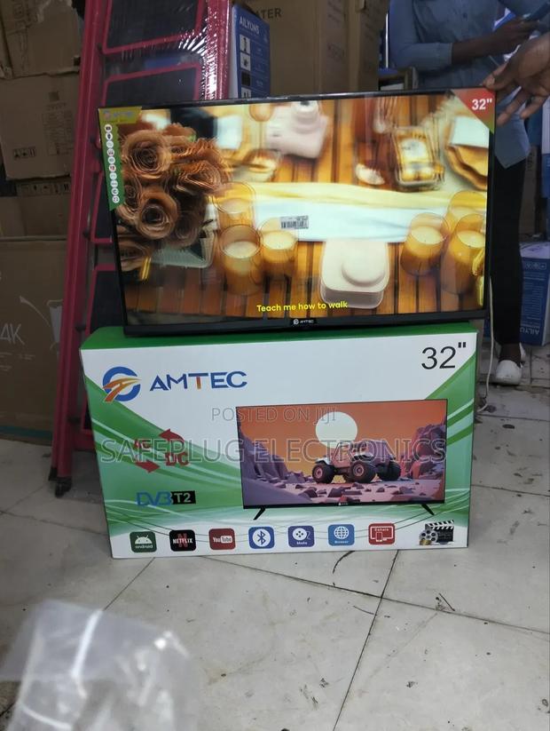 Amtec 32" Smart Tv – Ac/Dc, DVB-T2, Youtube Usb - main view