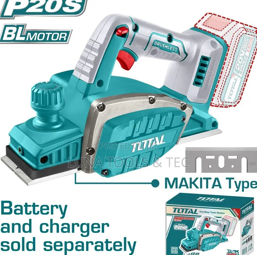 Total Rli20401 Cordless Planer Voltage:20v