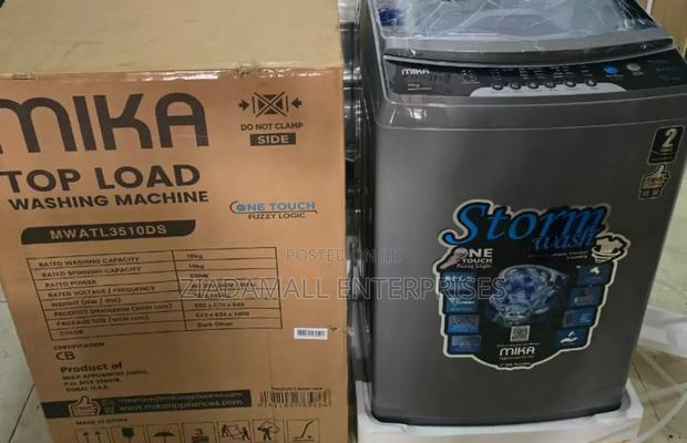 Powerful Cleaning With Mika 10kg Fully Automatic Top Load