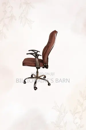 Executive Ergonomic Office Pu Leather Chair-Brown