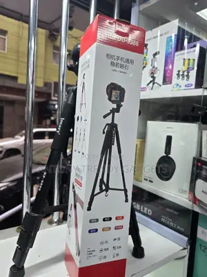 Adjustable 3366 Tripod Stand For Dslr, Smartphones Vlogging