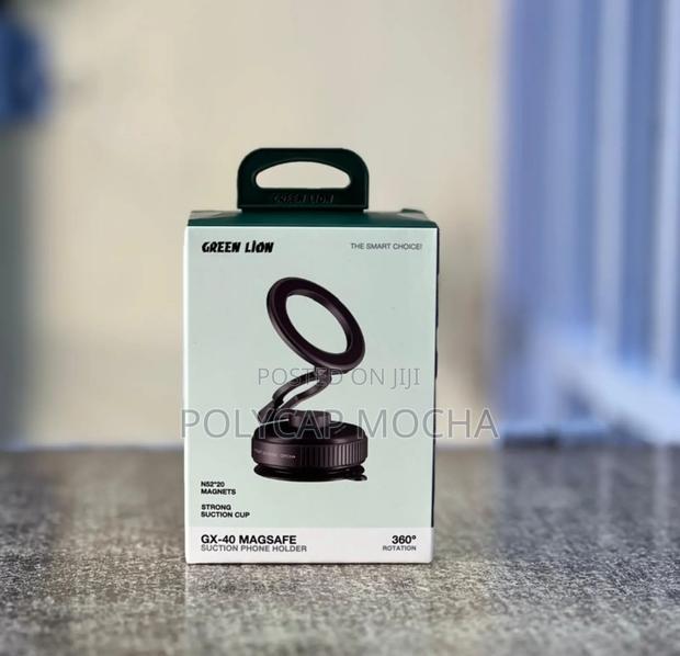 Green Lion Gx-40 Magsafe Suction Phone Holder - Black