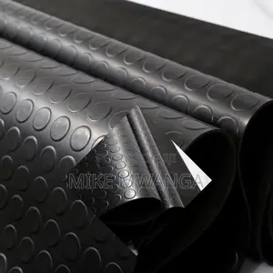 High-Traffic Rubber Coin Studded Mats