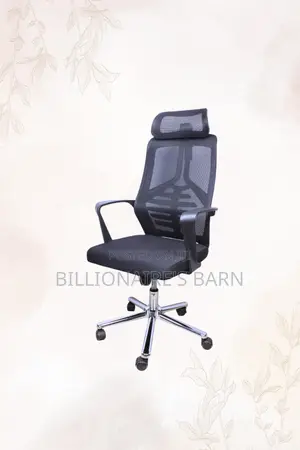 Office Chair; High-Back Executive Mesh-Back Chair