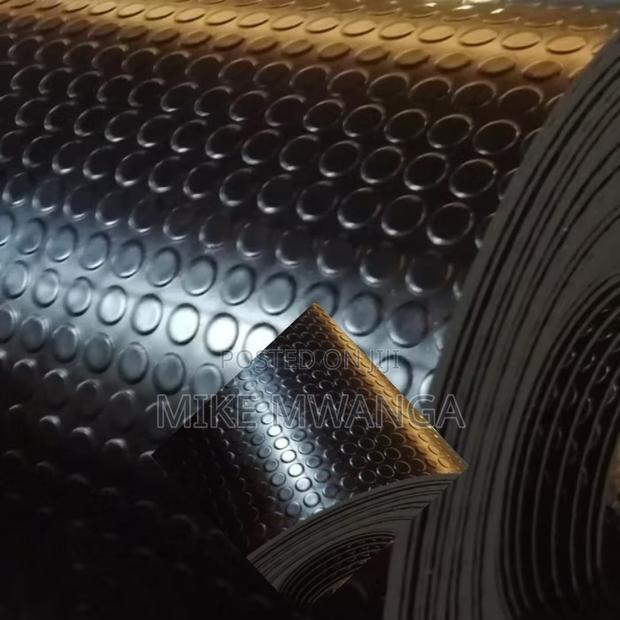 Anti-Fatigue Rubber Coin Studded Mats - main view