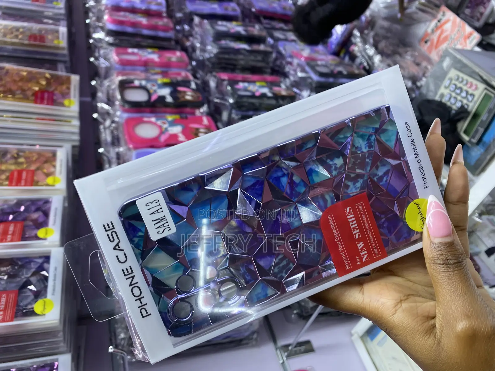 Ally Samsung Galaxy A13 Diamond Print And Detachable Case