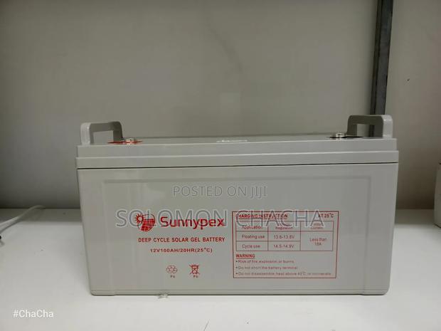 Sunnypex 100ah 12v Deep Cycle Solar Gel Battery