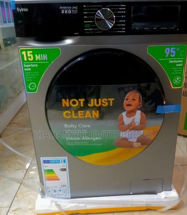 Syinix V8wmft 8kg Front Load Washer – Innovation Meets Conve