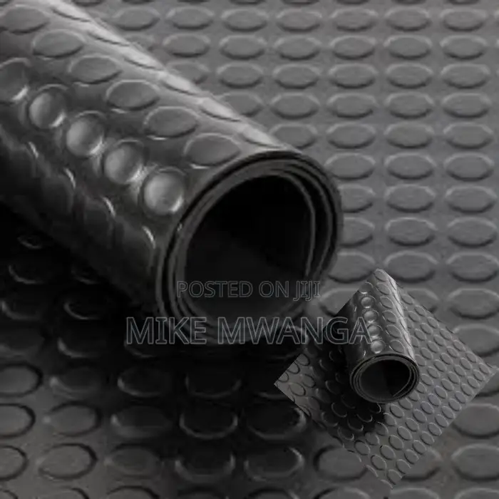 Water Resistant Rubber Coin Studded Mats