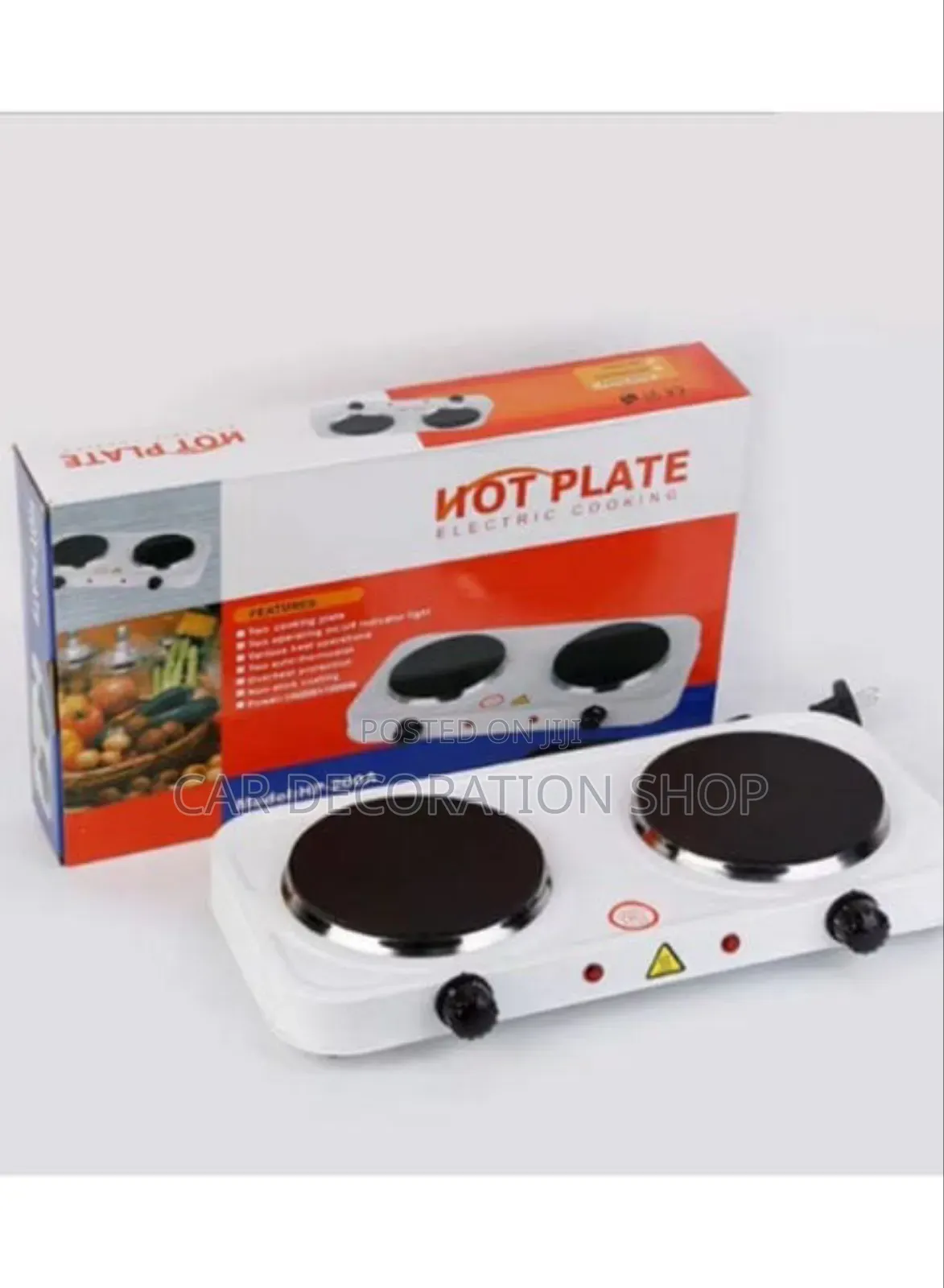 2 Burner Electric Solid Hotplate