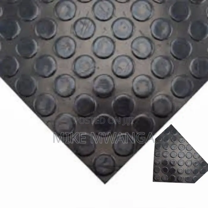 Shock Absorption Rubber Coin Studded Mats