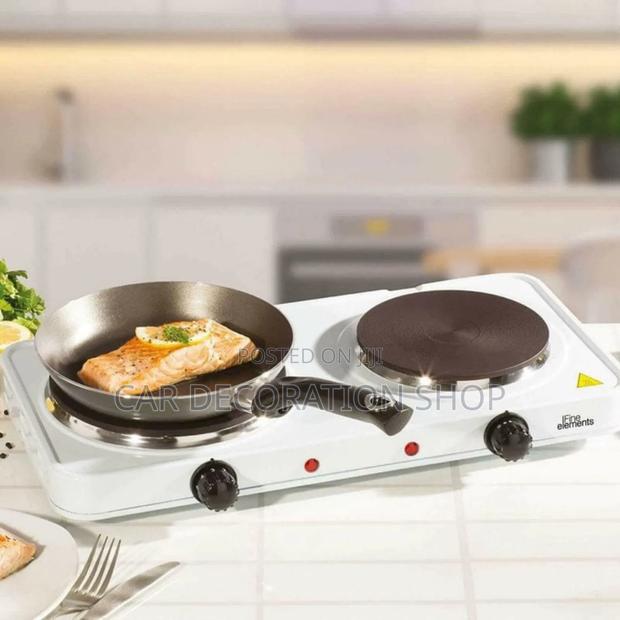 Countertop Electric Stove Double Solid Hotplate